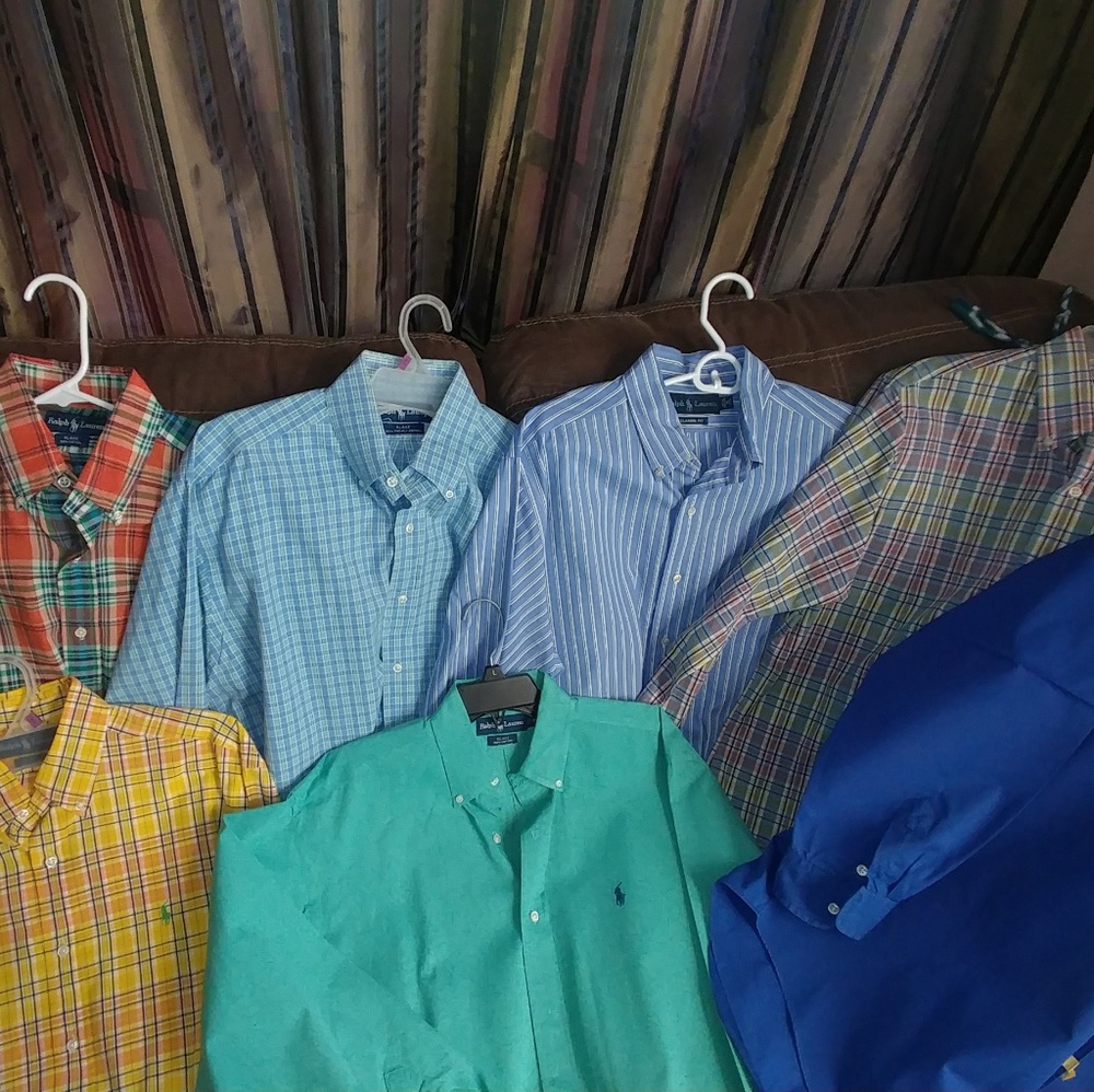 Ralph Lauren polo size medium lot of 8 dry clean